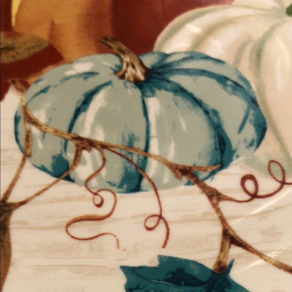 Autumn Harvest Pumpkin Dinner Plate Set - Picture 5 of 8